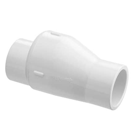 Magic Plastics 1 x 1 Slip in. lnline Check Valve Assembly - White 0821-10